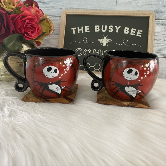 Set Of 2 Disney Nightmare Before Christmas Halloween Coffee Mug - Picture 1 of 8